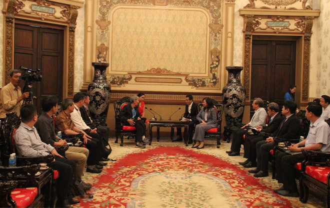 胡志明市领导会见马来西亚奥委会副秘书长 ảnh 2