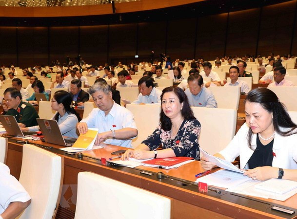 越南第十四届国会第五次会议:调整财政预算管理方式 保障中央财政预算收入 ảnh 1 越南第十四届国会第五次会议:调整财政预算管理方式 保障中央财政预算收入 ảnh 1