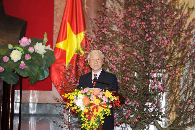 越共中央总书记、国家主席阮富仲发表2019年己亥新春贺词 ảnh 1 越共中央总书记、国家主席阮富仲发表2019年己亥新春贺词 ảnh 1