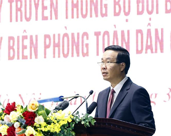 越南国家主席武文赏:弘扬民族大团结 致力建设全民边防 ảnh 2 越南国家主席武文赏:弘扬民族大团结 致力建设全民边防 ảnh 2