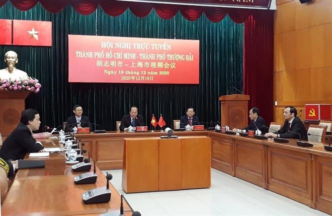 胡志明市与上海市加强合作 ảnh 1 胡志明市与上海市加强合作 ảnh 1