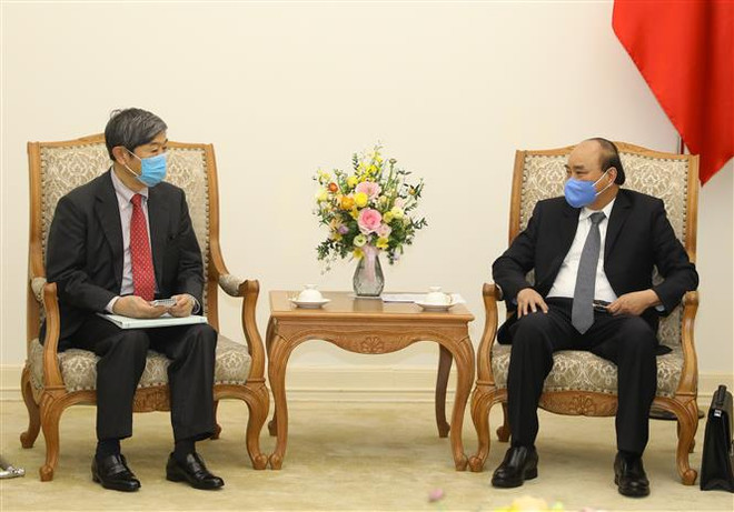 越南政府总理阮春福会见日本国际协力机构主席北冈伸一 ảnh 1 越南政府总理阮春福会见日本国际协力机构主席北冈伸一 ảnh 1
