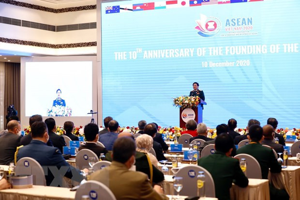 ASEAN 2020:越南国防部举行东盟国防部长会议创建10周年纪念典礼 ảnh 1 ASEAN 2020:越南国防部举行东盟国防部长会议创建10周年纪念典礼 ảnh 1