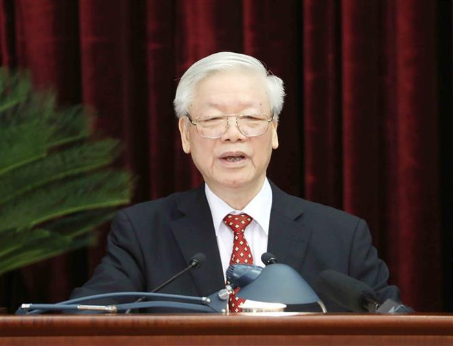越南共产党第十二届中央委员会第十四次全体会议隆重开幕 ảnh 1 越南共产党第十二届中央委员会第十四次全体会议隆重开幕 ảnh 1