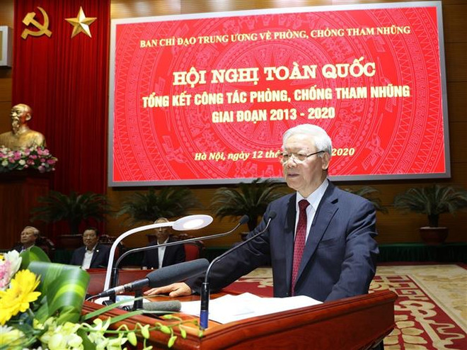 阮富仲：制定严格的惩治和预防机制，以不能腐败、不敢腐败和不要腐败 ảnh 1