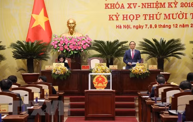 党建：阮玉俊同志担任河内市人民议会主席 ảnh 1