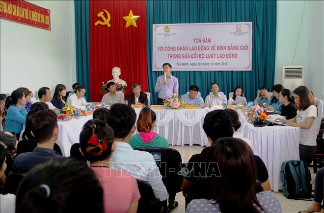 越南劳动总联合会对西宁省各家企业性别平等落实情况进行考察 ảnh 2 越南劳动总联合会对西宁省各家企业性别平等落实情况进行考察 ảnh 2