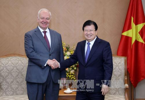 政府副总理郑廷勇会见爱尔兰驻越大使卡西•莫兰 ảnh 3 政府副总理郑廷勇会见爱尔兰驻越大使卡西•莫兰 ảnh 3