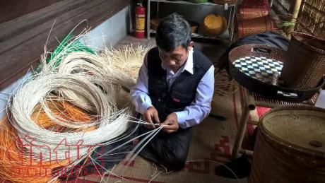 弘扬河内古街藤编工艺 ảnh 1 弘扬河内古街藤编工艺 ảnh 1