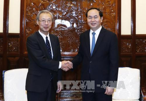 越南国家主席:拓展越通社与日本共同社合作范围 推动越日纵深战略合作关系迈上新台阶 ảnh 1 越南国家主席:拓展越通社与日本共同社合作范围 推动越日纵深战略合作关系迈上新台阶 ảnh 1