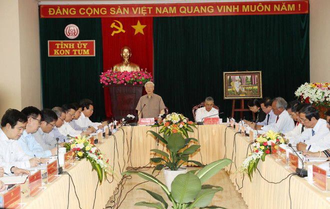 阮富仲总书记：昆嵩省需继续实现快速可持续发展 ảnh 3