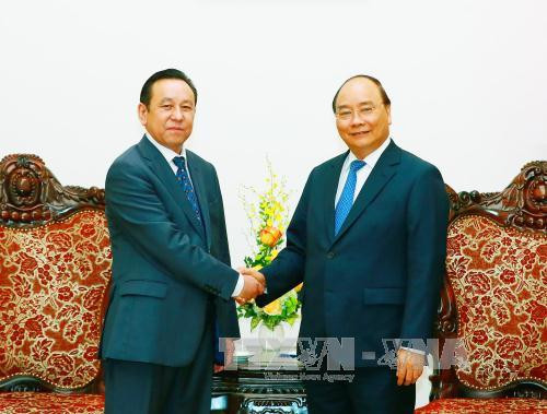 越南政府总理阮春福会见蒙古国驻越大使 ảnh 1 越南政府总理阮春福会见蒙古国驻越大使 ảnh 1