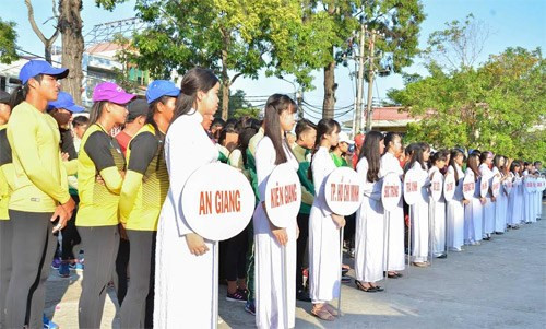 2017年第7届九龙江三角洲体育运动会：游泳、台球和皮划艇比赛陆续开赛 ảnh 1