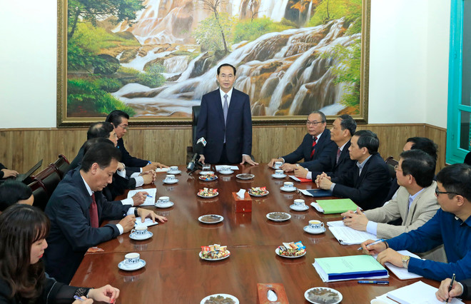 陈大光与中央司法改革指导委员会办公厅举行工作会谈 ảnh 1 陈大光与中央司法改革指导委员会办公厅举行工作会谈 ảnh 1