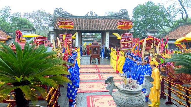 新年伊始越南各地传统春节庙会纷纷热闹登场 ảnh 3 新年伊始越南各地传统春节庙会纷纷热闹登场 ảnh 3