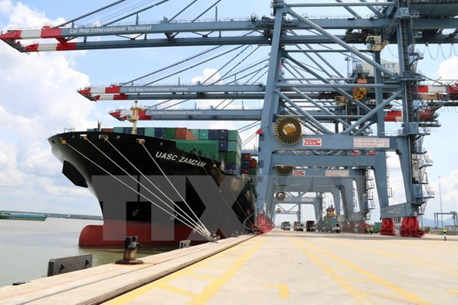 越南芹苴市新港-丐龟货物吞吐量5000吨 ảnh 1