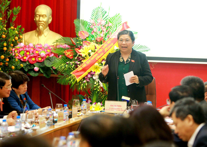 国会副主席丛氏放到越南社会保险机构调研 ảnh 1 国会副主席丛氏放到越南社会保险机构调研 ảnh 1