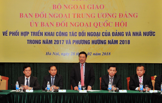 继续配合落实好2018年对外任务 ảnh 1