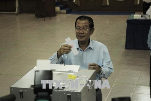 柬埔寨第四届参议院选举今日上午举行 ảnh 1