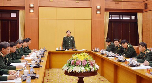 吴春历大将走访越南人民军总政治局和总后勤局 ảnh 1