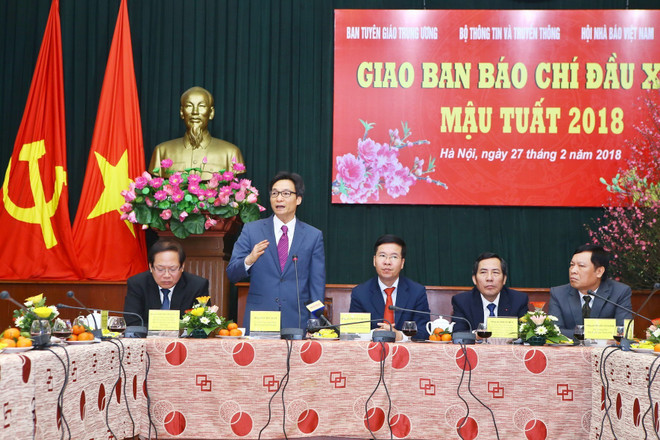 越南政府副总理武德儋：新闻媒体为经济社会的发展做出积极贡献 ảnh 1