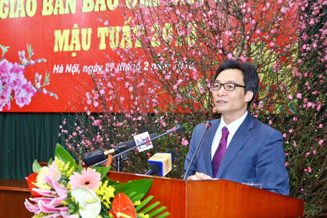 越南政府副总理武德儋：新闻媒体为经济社会的发展做出积极贡献 ảnh 2