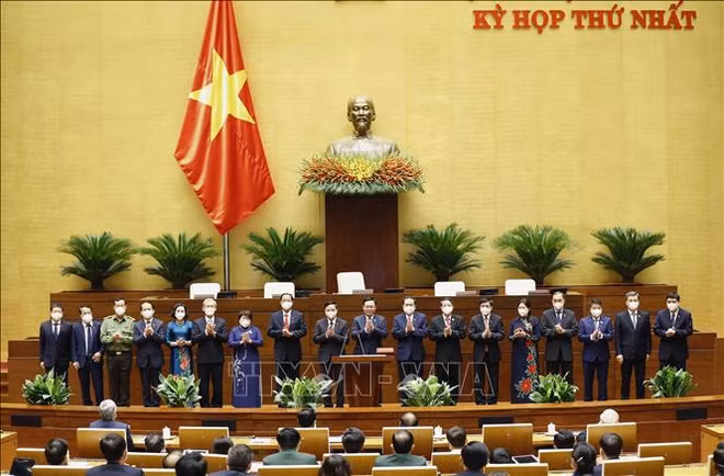 越南第十五届国会第一次会议新闻公报(第一号) ảnh 1 越南第十五届国会第一次会议新闻公报(第一号) ảnh 1
