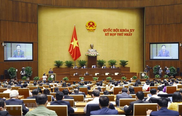 越南第十五届国会第一次会议新闻公报(第三号) ảnh 1 越南第十五届国会第一次会议新闻公报(第三号) ảnh 1