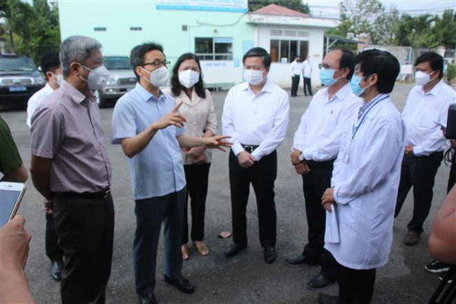 武德儋调研检查槟椥、前江两省防疫工作展开情况 ảnh 1 武德儋调研检查槟椥、前江两省防疫工作展开情况 ảnh 1