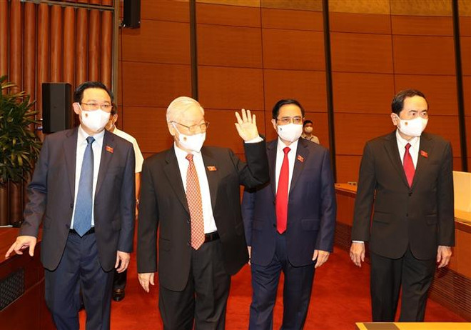 越南第十五届国会第一次会议圆满落幕 ảnh 1 越南第十五届国会第一次会议圆满落幕 ảnh 1