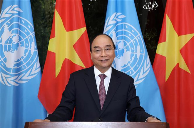 阮春福以提交讲话录像的方式参与第75届联大一般性辩论和系列高级别会议 ảnh 1 阮春福以提交讲话录像的方式参与第75届联大一般性辩论和系列高级别会议 ảnh 1