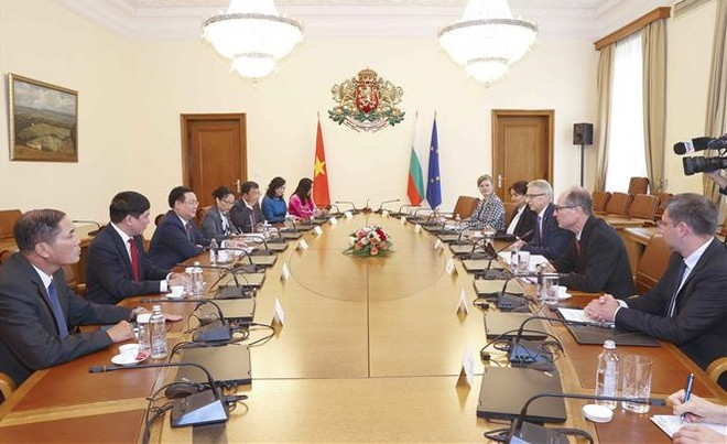 王廷惠会见保加利亚总理 出席促进越保双边合作政策与法律论坛 ảnh 2