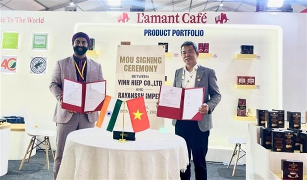 越南 L’amant Café 与印度伙伴签署谅解备忘录将越南咖啡打入印度市场 ảnh 1