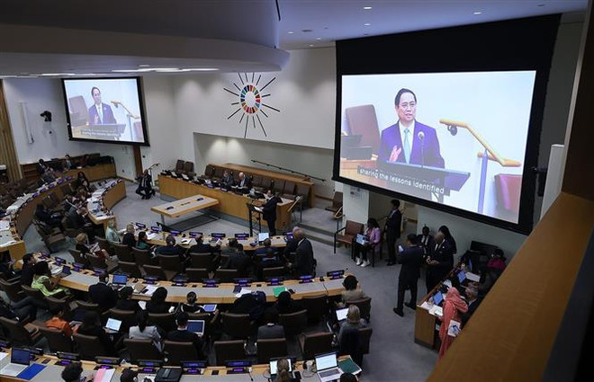 越南总理范明政出席气候雄心峰会和联合国流行病预防、准备和应对高级别会议 ảnh 2 越南总理范明政出席气候雄心峰会和联合国流行病预防、准备和应对高级别会议 ảnh 2