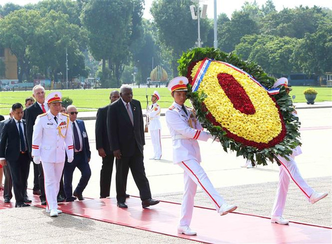 越南国家主席武文赏会见古巴全国人民政权代表大会主席 ảnh 3