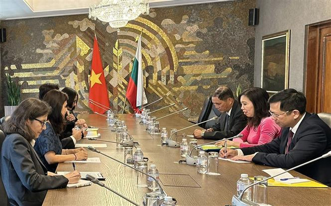越南与保加利亚副外长就加强两国双边合作进行讨论 ảnh 1 越南与保加利亚副外长就加强两国双边合作进行讨论 ảnh 1