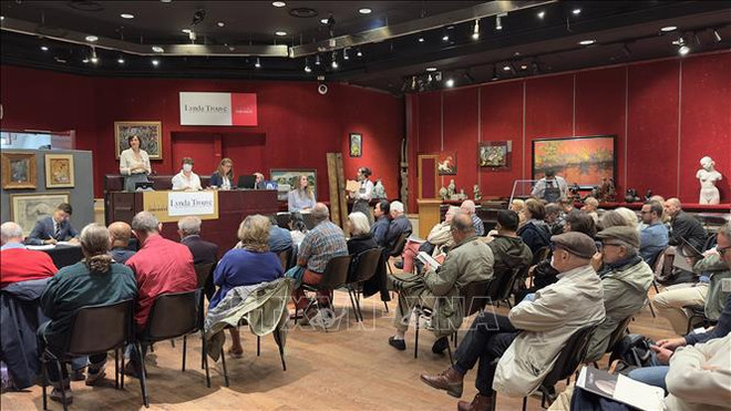 越南咸宜帝绘制的 19 幅画在法国拍卖 ảnh 1 越南咸宜帝绘制的 19 幅画在法国拍卖 ảnh 1