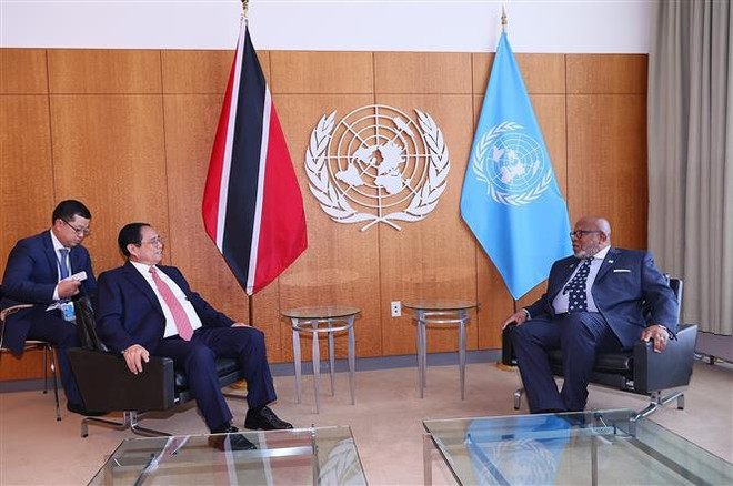 越南政府总理范明政会见第78届联大主席丹尼斯·弗朗西斯 ảnh 2 越南政府总理范明政会见第78届联大主席丹尼斯·弗朗西斯 ảnh 2