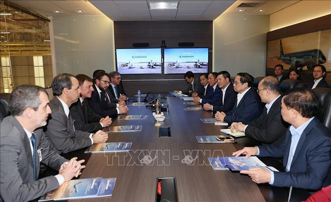 越南政府总理范明政开始对巴西进行正式访问 ảnh 4