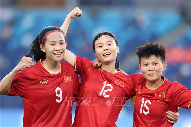 2023年亚运会:越南女足2:0打败尼泊尔女足 取得开门红 ảnh 2 2023年亚运会:越南女足2:0打败尼泊尔女足 取得开门红 ảnh 2
