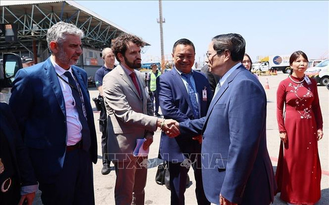 越南政府总理范明政开始对巴西进行正式访问 ảnh 1