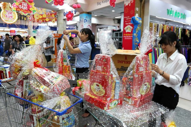 春节前胡志明市生活必需品价格保持平稳 年货价格略增 ảnh 1