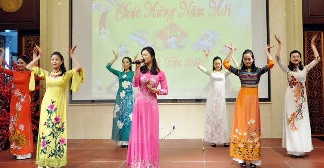 越南驻美国大使馆举行2017年春节招待会 ảnh 1 越南驻美国大使馆举行2017年春节招待会 ảnh 1