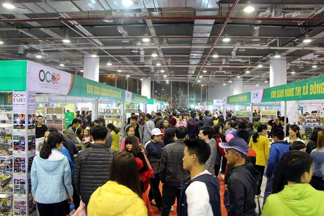 2017年“每个乡坊一个产品”展销会暨盆景花卉展在广宁省开幕 ảnh 1