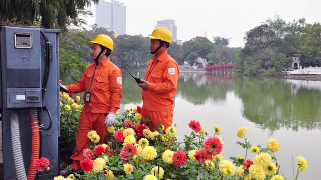 河内市确保春节期间电力供应 ảnh 1 河内市确保春节期间电力供应 ảnh 1