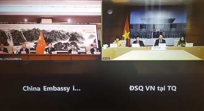 越南与中国进行立法经验交流 ảnh 1