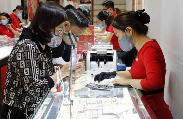 11月3日上午越南国内黄金价格下降5万越盾 ảnh 1 11月3日上午越南国内黄金价格下降5万越盾 ảnh 1