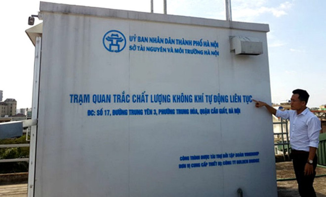 河内市将在2020年内完善81个空气质量自动监测站系统 ảnh 1