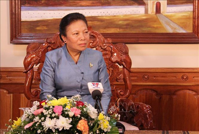 老挝中央对外部部长顺通•赛雅佳:越南共产党对革命胜利起着决定性作用 ảnh 1 老挝中央对外部部长顺通•赛雅佳:越南共产党对革命胜利起着决定性作用 ảnh 1