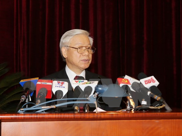 越共十二届二中全会第一天新闻公报 ảnh 1 越共十二届二中全会第一天新闻公报 ảnh 1